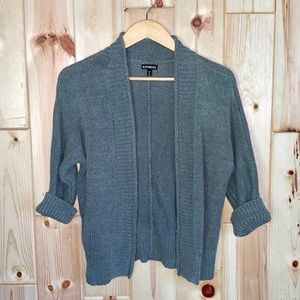Express Gray Women's Cardigan Sweater